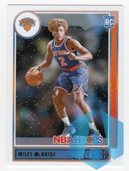 2021-22 Panini NBA Hoops Miles McBride #232 Winter RC New York Knicks